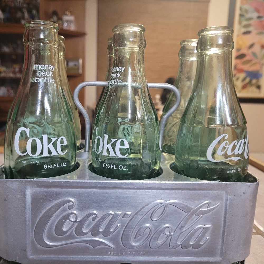 Coca cola aluminum 6 pack carrier circa  1940s (Rare)